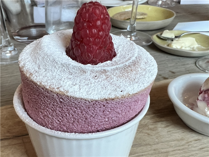 raspberry souffle